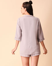 Blazer and Shorts Set